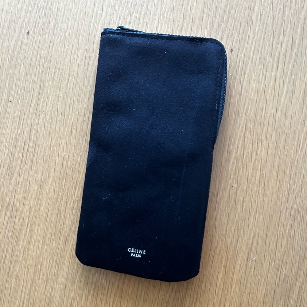 Celine sunglass case pouch